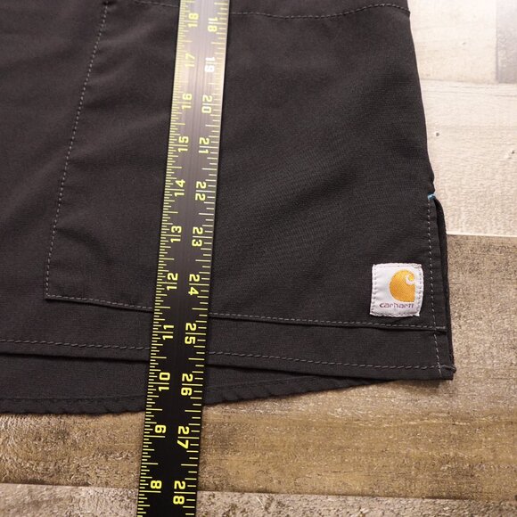 Carhartt Force Scrub Top Women’s Large Black Modern Fit - Picture 6 of 8